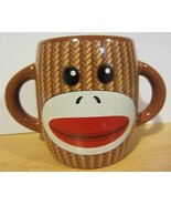 Sock Monkey Double 2 Handled Mug - £9.67 GBP