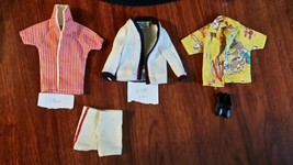 KEN DOLL CLOTHES 1962-1963 famous shirt shorts tennis sweater 790 black ... - $15.00