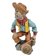 Vtg 1976 Universal Statuary Figure Prospector Miner Western Cowboy 15&quot; S... - £92.34 GBP
