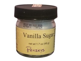 Penzeys Spices Vanilla Sugar 1.7 oz 1/4 Cup Jar Expires 2/2026 - £9.63 GBP