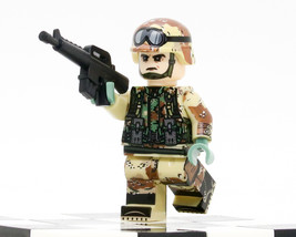 Modern US Army minifigure Desert Storm Gulf War  PASGT M16 DS003_H16 - $4.95