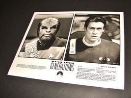 1994 Movie Star Trek Generations 8x10 Press Photo Michael Dorn Alan Ruck - £7.78 GBP