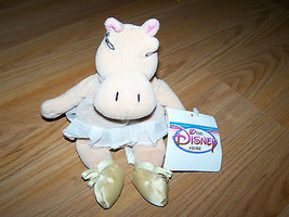 Disney Store Fantasia Hippo Ballerina Bean Bag Plush Stuffed Animal Hippopotamus - £12.82 GBP
