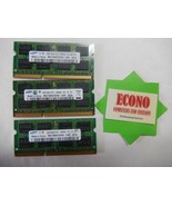 SAMSUNG 6GB (3X2GB) DDR3 2Rx8 PC3-10600S Laptop Memory RAM - $53.77 CAD