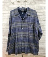 New L/XL Polo Ralph Lauren Sleepwear Flannel Long Sleeve Button Down Shi... - $455.97 MXN