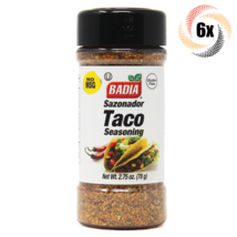 6x Shakers Badia Taco Seasoning | 2.75oz | Gluten Free! | MSG Free! | Sa... - $24.50