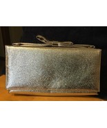 Vtg Silver Clutch Purse - $13.02 CAD