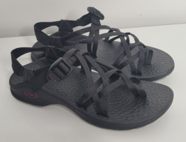 Chaco Updraft X2 Bulloo Women&#39;s Size 10 Shoes Black Double Strap Vibram ... - £25.43 GBP