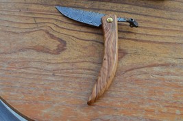 damascus real handmade beautiful folding knife From The Eagle Collection M5023 - £39.56 GBP