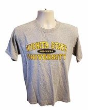 Wichita State University Shockers Adult Medium Gray TShirt - £11.93 GBP