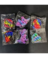 Bubble Fidget Push Circles Toys Kids Keychain for Boys Girls  (6) - $21.65 CAD