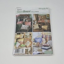 Simplicity 5043 Show House Pillows-English Cottage-Country- Victorian Uncut - £7.83 GBP
