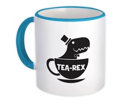 Tea Rex Funny Dinosaur Tyrannosaurus : Gift Mug Humor Poster Dino Jurassic Park - £12.56 GBP