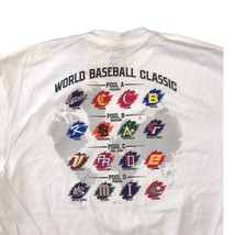 2013 World Baseball Classic White Poll Country Brackets T-Shirt Majestic Size XL - £16.61 GBP