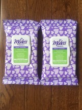 Feminine Cleansing Wipes Sensitive Skin Lavender Scent Bathroom Modess 6... - $8.20