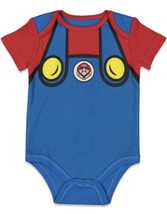 Super Mario Nintendo Yoshi DK Baby Short Sleeve Bodysuit 5 Pack Set Sz 6-9 M NEW - £27.23 GBP