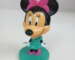 Vintage Disney Minnie Mouse Bobblehead Nodder 3&quot; Kellog&#39;s Toy Works - $5.81