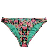Shade &amp; Shore Hipster Strappy Bikini Swim Bottom Small Multicolor Aztec ... - £17.08 GBP