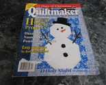 Quiltmaker Step by Step Magazine November December 2003 No 94 Snowflakes - £2.36 GBP