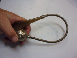 Golf Ball Shoe Horn Brass   flexible shaft Vintage 19&quot; long - £19.70 GBP