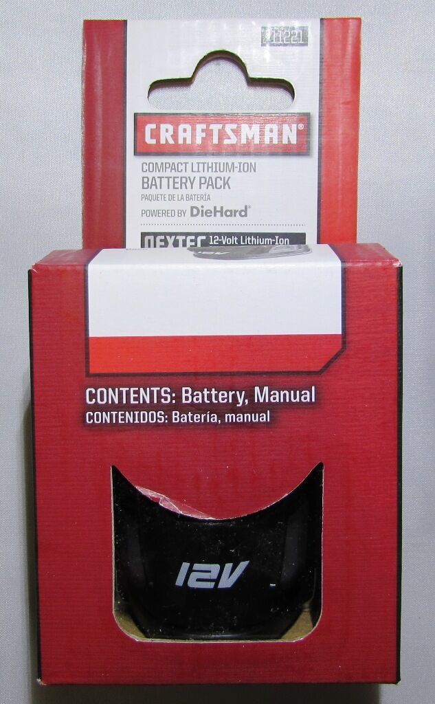 Primary image for CRAFTSMAN NEXTEC 320.11221 12V 12 VOLT DIEHARD LITHIUM ION BATTERY - NEW IN BOX!