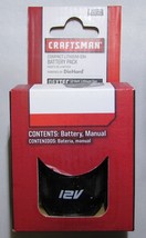 Craftsman Nextec 320.11221 12V 12 Volt Diehard Lithium Ion Battery - New In Box! - $61.41
