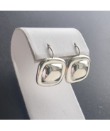 925 STERLING SILVER ROUNDED SQUARE POLISHED EARRINGS - $884.36 MXN