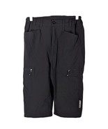 Aero Tech Cyclewear Long Cargo Shorts Black Size Small Mens Pockets - $36.40 CAD
