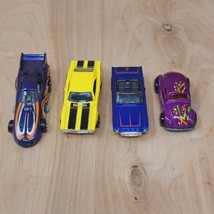 hot wheels lot of 4 Volkswagon Beetle, Mustang, Dodge Charger, Funny Car. - $31.87