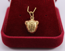 Egyptian Jewelry Pendant Sekhmet godess Yellow Gold 18K Pharaonic Egypt ... - £120.02 GBP