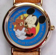 Disney Retired Teddy Bear Convention Mickey Mouse Watch! New! htf! Retir... - $66.17