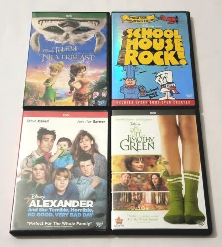 Primary image for Alexander And The Terrible.., Timothy Green, School House Rock & TinkerBell..DVD