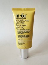 M-61 Hydraboost Oil Free Sunscreen SPF 40, 1.7oz, Exp:1/24 NWOB - £21.36 GBP