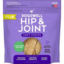 Dogswell Hip &amp; Joint Grain-free Soft Strips Dog Treat Chicken 1ea/20 oz - £31.61 GBP