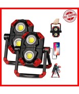 High Brightness 2500LM COB Flood Light Set - Magnetic &amp; Rotatable for Ou... - $58.40