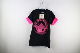 Deadstock Vtg 90s Womens M Puff Design Great Smoke Mountains T-Shirt Black USA - £47.06 GBP