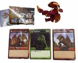 Bakugan Dragonoid Ultra B500 Rojo Pyrus Batalla Planeta Con Tarjetas - $12.76