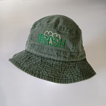 IRISH Bucket Hat Green Size L/XL Embroidered Casual Outdoors - $272.80 MXN