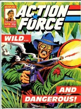 Action Force #8 1987-Marvel-Violent cover-British GI Joe series-VF - £31.47 GBP