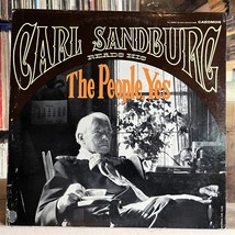 [RADIO/SPOKEN WORD]~EXC 2 DOUBLE LP~CARL SANDBURG~Reads His &quot;The People ... - $11.87