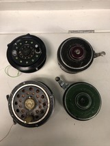 lot of 4 VTG PFLUEGER  Medalist MIRACLE + STYLE FLY REELS made in USA - £69.11 GBP