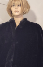 Women&#39;s  Faux Fur Styled short Black Coat - £31.37 GBP