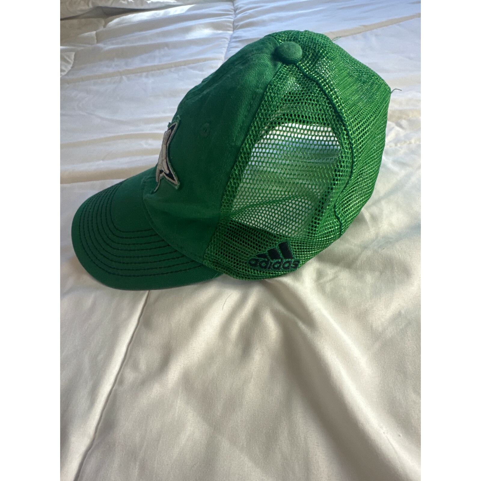 Adidas Dallas Stars Green Mesh Adjustable Hat NHL Authentic Headwear Item image 2