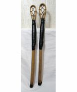 Native American Boy Men&#39;s Seminole Creek Stickball Game Ball Sticks Set ... - $149.41 CAD