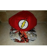 The Flash Justice League Boys Youth Size Adjustable Hat Cap DC Licensed - £10.21 GBP