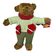 Hallmark Brown Teddy Bear Mittens Plush Stuffed Animal 2002 100th Anniversary - £5.90 GBP