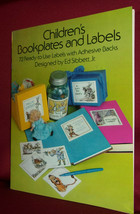 Children&#39;s Bookplates And Labels 72 Color Art Plates Alice Wonderland Wizard Oz - £17.77 GBP