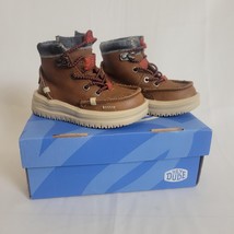 Hey Dude Bradley T Classic Cognac Brown Size C6 Toddler Boots Shoes - $610.15 MXN