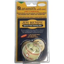 Jim Rempe Training Cue Ball 2-1/4" Regulation Size Billiard Pool Ball With Instr - £70.88 GBP