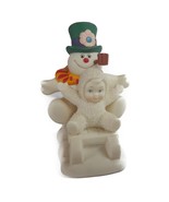 DEPT 56 Snowbabies Fun With Frosty the Snowman Figurine Holiday Winter 3.5&quot; - $261.52 MXN